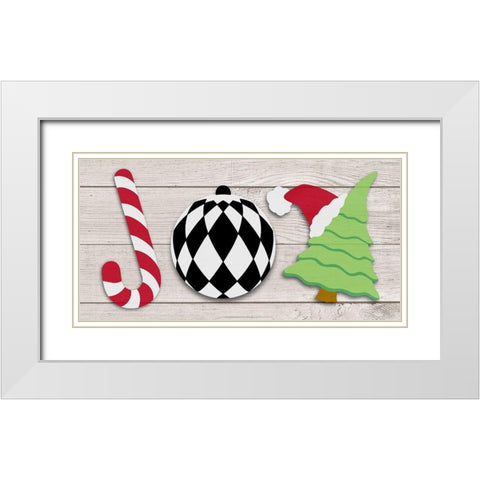 Seasonal Joy White Modern Wood Framed Art Print with Double Matting by Prime, Marcus