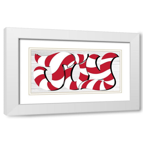 Sugar Joy White Modern Wood Framed Art Print with Double Matting by Prime, Marcus