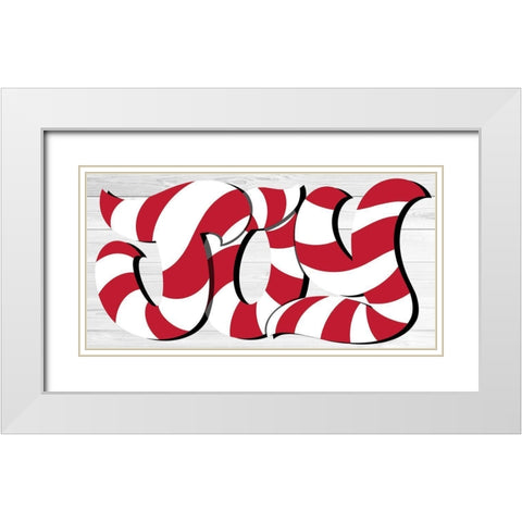 Sugar Joy White Modern Wood Framed Art Print with Double Matting by Prime, Marcus