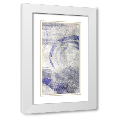 Vanishing Swirls 1 White Modern Wood Framed Art Print with Double Matting by Prime, Marcus