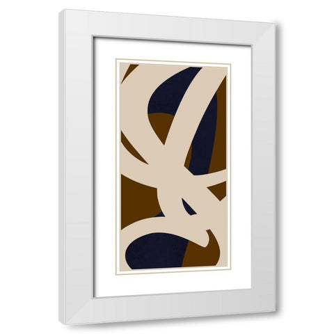 Indestructible Reappearance White Modern Wood Framed Art Print with Double Matting by Prime, Marcus