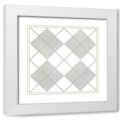 Argile Essential 2 White Modern Wood Framed Art Print with Double Matting by Prime, Marcus