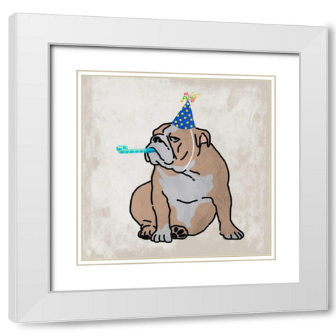 Life Of The Party 2 White Modern Wood Framed Art Print with Double Matting by Prime, Marcus