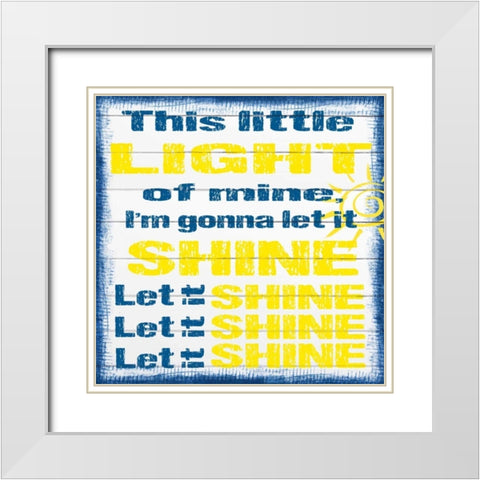 Light Of Mine 2 White Modern Wood Framed Art Print with Double Matting by Prime, Marcus