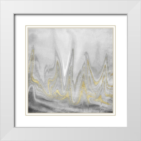 Twisted Reality White Modern Wood Framed Art Print with Double Matting by Prime, Marcus