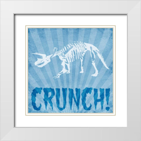Dino Bones 2 White Modern Wood Framed Art Print with Double Matting by Prime, Marcus