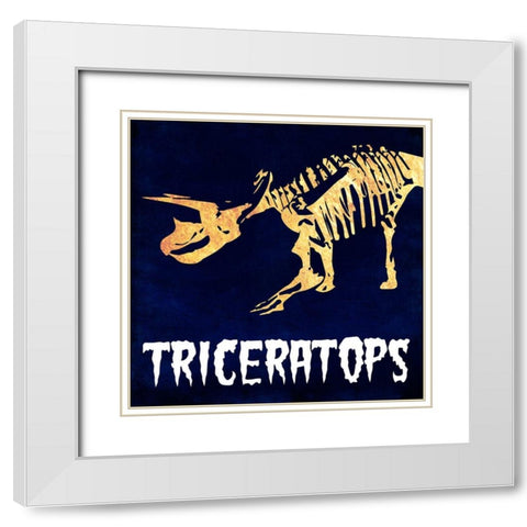 Golden Bones 2 White Modern Wood Framed Art Print with Double Matting by Prime, Marcus