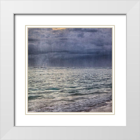 Morning Sea Breeze 2 White Modern Wood Framed Art Print with Double Matting by Prime, Marcus