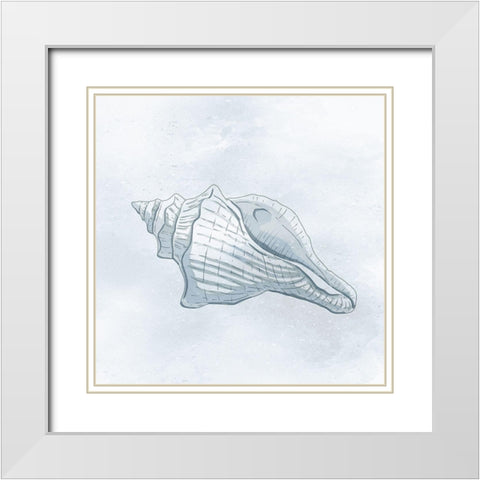 Shell Storm 2 White Modern Wood Framed Art Print with Double Matting by Prime, Marcus