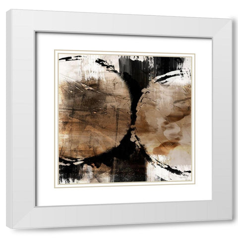Deep Distress 1 White Modern Wood Framed Art Print with Double Matting by Prime, Marcus