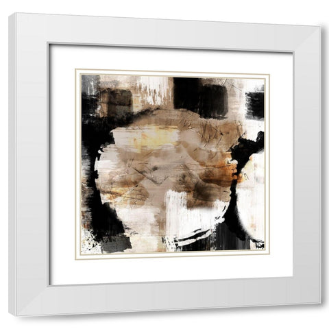Deep Distress 2 White Modern Wood Framed Art Print with Double Matting by Prime, Marcus