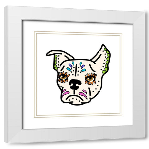 Sugar Terrier White Modern Wood Framed Art Print with Double Matting by Prime, Marcus