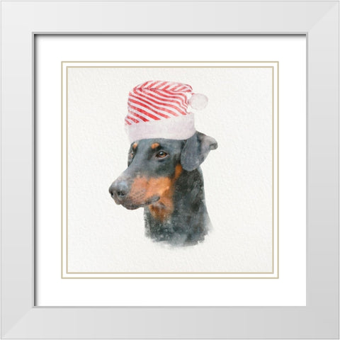 Christmas Rover 4 White Modern Wood Framed Art Print with Double Matting by Prime, Marcus