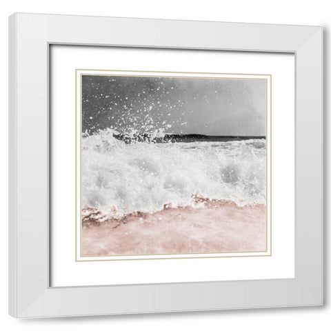 Ocean Breath 1 White Modern Wood Framed Art Print with Double Matting by Prime, Marcus