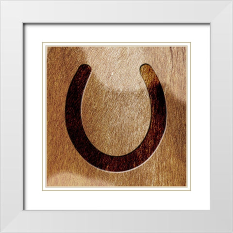 Horse Shoeing Around White Modern Wood Framed Art Print with Double Matting by Prime, Marcus