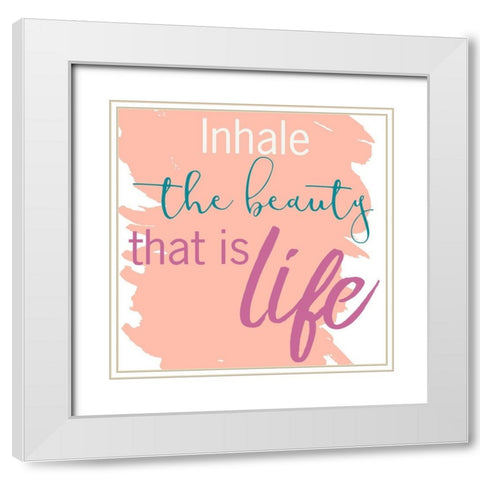 Retro Life 1 White Modern Wood Framed Art Print with Double Matting by Prime, Marcus