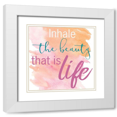 Retro Life 2 White Modern Wood Framed Art Print with Double Matting by Prime, Marcus