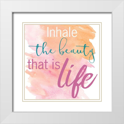 Retro Life 2 White Modern Wood Framed Art Print with Double Matting by Prime, Marcus