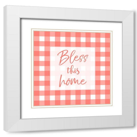 Gingham Quotes 2 White Modern Wood Framed Art Print with Double Matting by Prime, Marcus