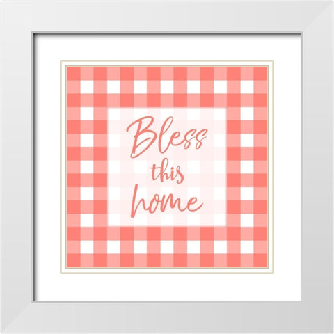 Gingham Quotes 2 White Modern Wood Framed Art Print with Double Matting by Prime, Marcus