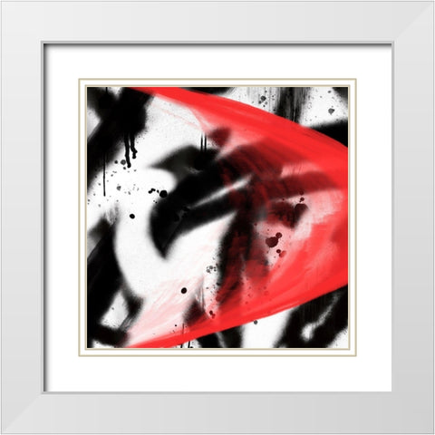 Urban Chaos 3 White Modern Wood Framed Art Print with Double Matting by Prime, Marcus