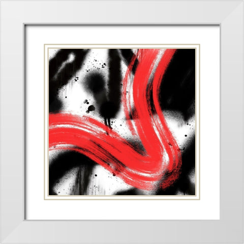 Urban Chaos 4 White Modern Wood Framed Art Print with Double Matting by Prime, Marcus
