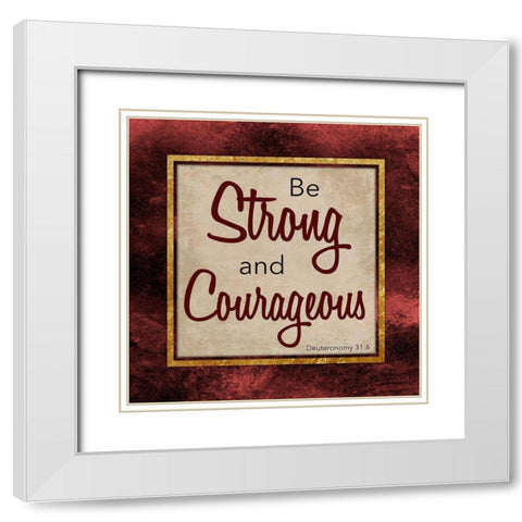 Everlasting Love 1 White Modern Wood Framed Art Print with Double Matting by Prime, Marcus