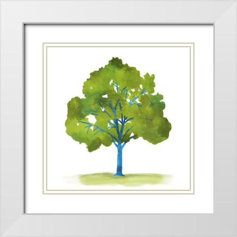 Bright Life 1 White Modern Wood Framed Art Print with Double Matting by Prime, Marcus