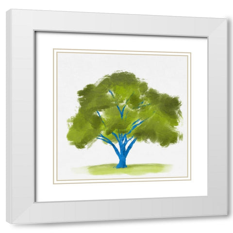 Bright Life 2 White Modern Wood Framed Art Print with Double Matting by Prime, Marcus