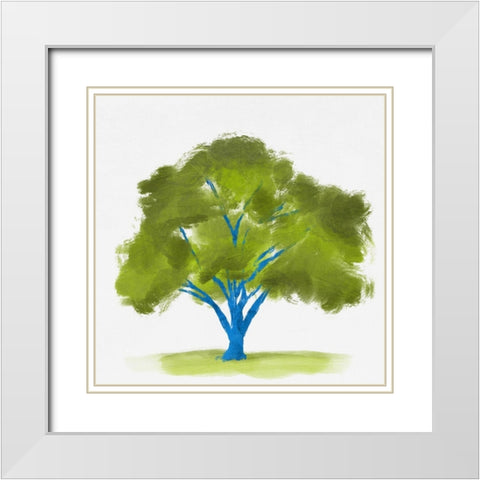 Bright Life 2 White Modern Wood Framed Art Print with Double Matting by Prime, Marcus