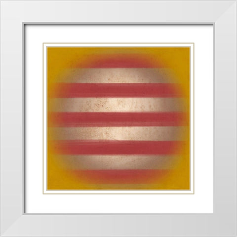 Blurred Line View 1 White Modern Wood Framed Art Print with Double Matting by Prime, Marcus