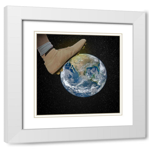 Earthly Games 1 White Modern Wood Framed Art Print with Double Matting by Prime, Marcus
