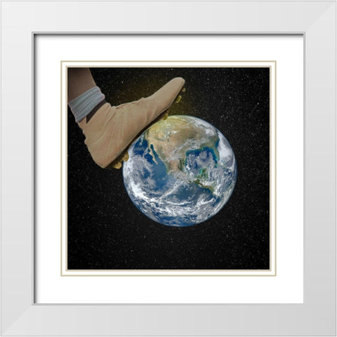 Earthly Games 1 White Modern Wood Framed Art Print with Double Matting by Prime, Marcus