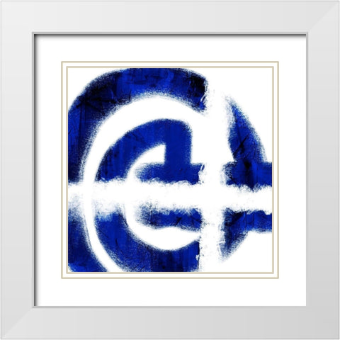 Indigo Prophecy 2 White Modern Wood Framed Art Print with Double Matting by Prime, Marcus