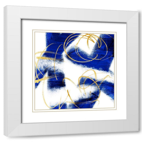 Indio Mustard Prophecy 1 White Modern Wood Framed Art Print with Double Matting by Prime, Marcus