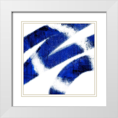 Indigo Prophecy 4 White Modern Wood Framed Art Print with Double Matting by Prime, Marcus