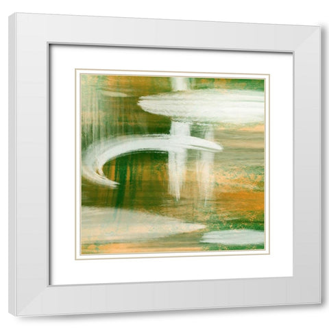 Jade Sunset 1 White Modern Wood Framed Art Print with Double Matting by Prime, Marcus