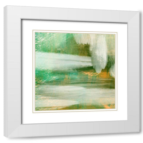 Jade Sunset 2 White Modern Wood Framed Art Print with Double Matting by Prime, Marcus
