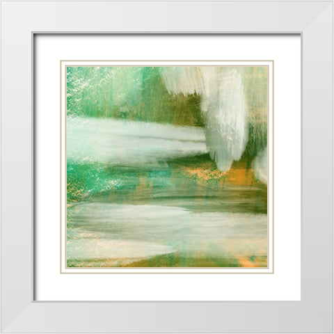 Jade Sunset 2 White Modern Wood Framed Art Print with Double Matting by Prime, Marcus