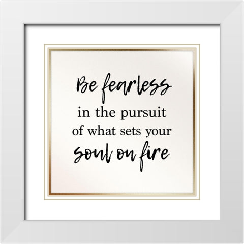 Golden Soul 2 White Modern Wood Framed Art Print with Double Matting by Prime, Marcus