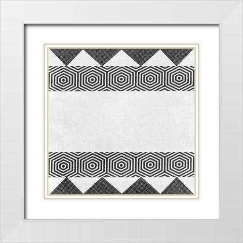 Hypnotized Reality White Modern Wood Framed Art Print with Double Matting by Prime, Marcus
