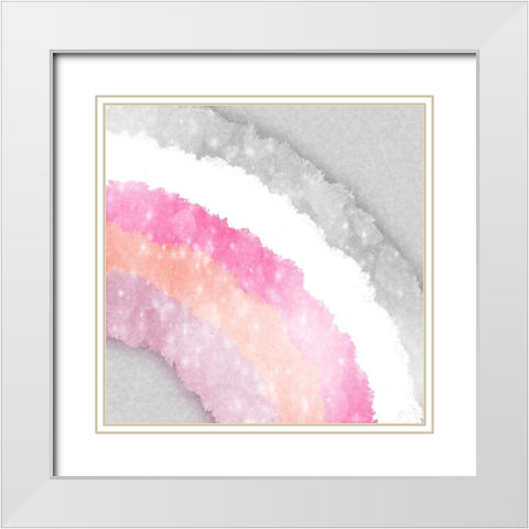 Treasure Sparkles 1 White Modern Wood Framed Art Print with Double Matting by Prime, Marcus