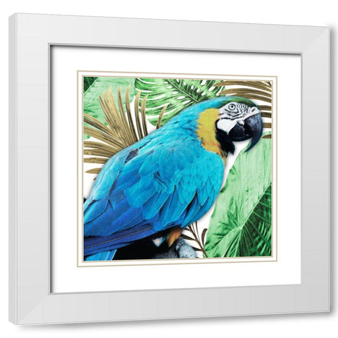 Tropical Views 2 White Modern Wood Framed Art Print with Double Matting by Prime, Marcus