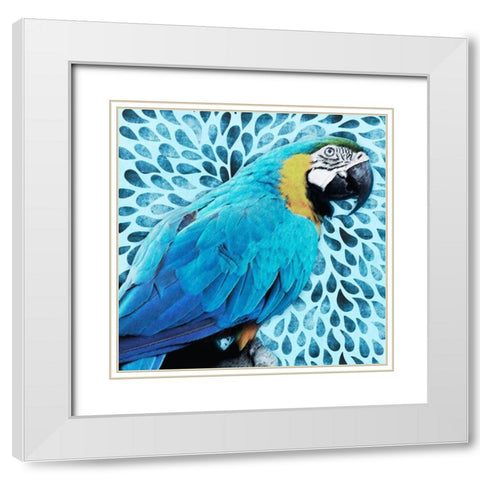 Tropical Views White Modern Wood Framed Art Print with Double Matting by Prime, Marcus