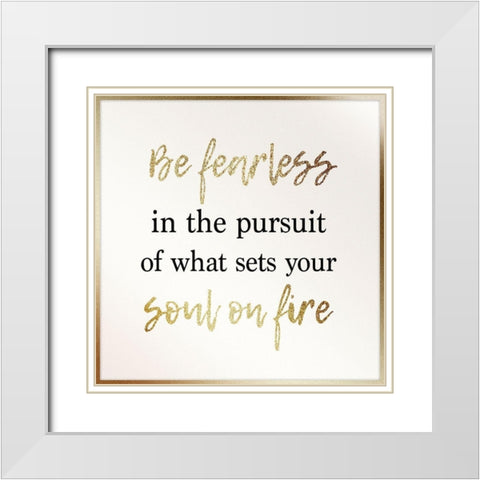 Soul On Fire 1 White Modern Wood Framed Art Print with Double Matting by Prime, Marcus