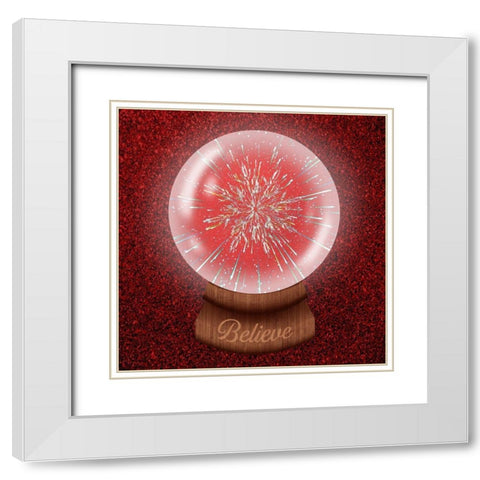 Winter Belief 1 White Modern Wood Framed Art Print with Double Matting by Prime, Marcus