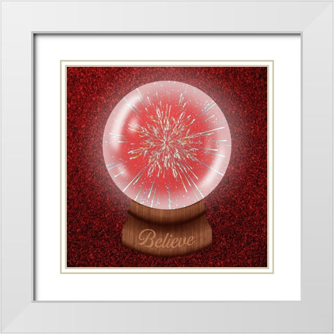 Winter Belief 1 White Modern Wood Framed Art Print with Double Matting by Prime, Marcus