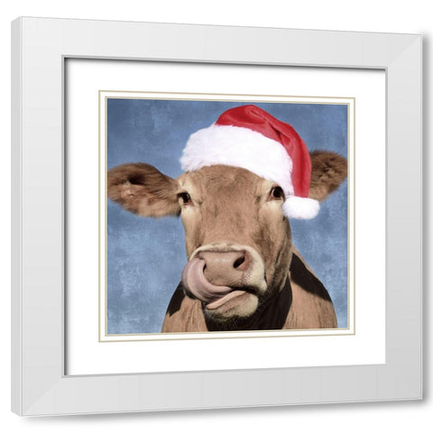 Christmas Stud White Modern Wood Framed Art Print with Double Matting by Prime, Marcus