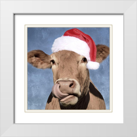 Christmas Stud White Modern Wood Framed Art Print with Double Matting by Prime, Marcus