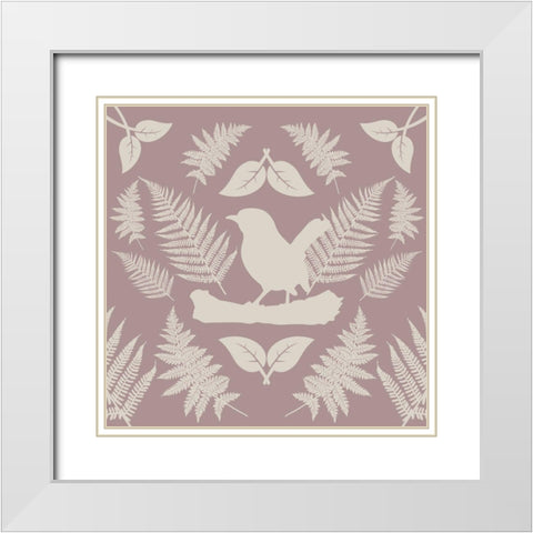 Natural Habitat 1 White Modern Wood Framed Art Print with Double Matting by Prime, Marcus